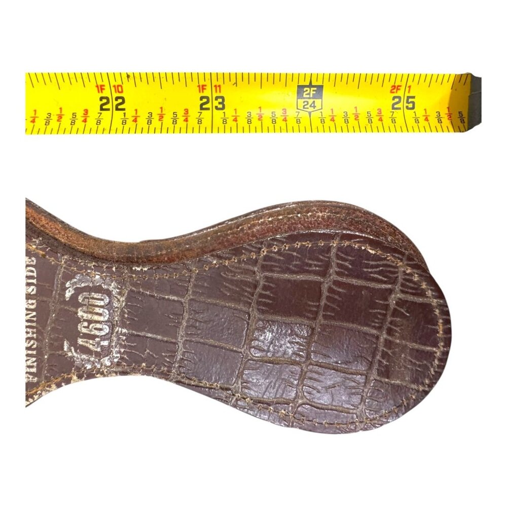 Martin J Rubin Genuine Horse Hide Straight Razor Strop Multi Dot Honing Side 24" - Picture 5 of 10